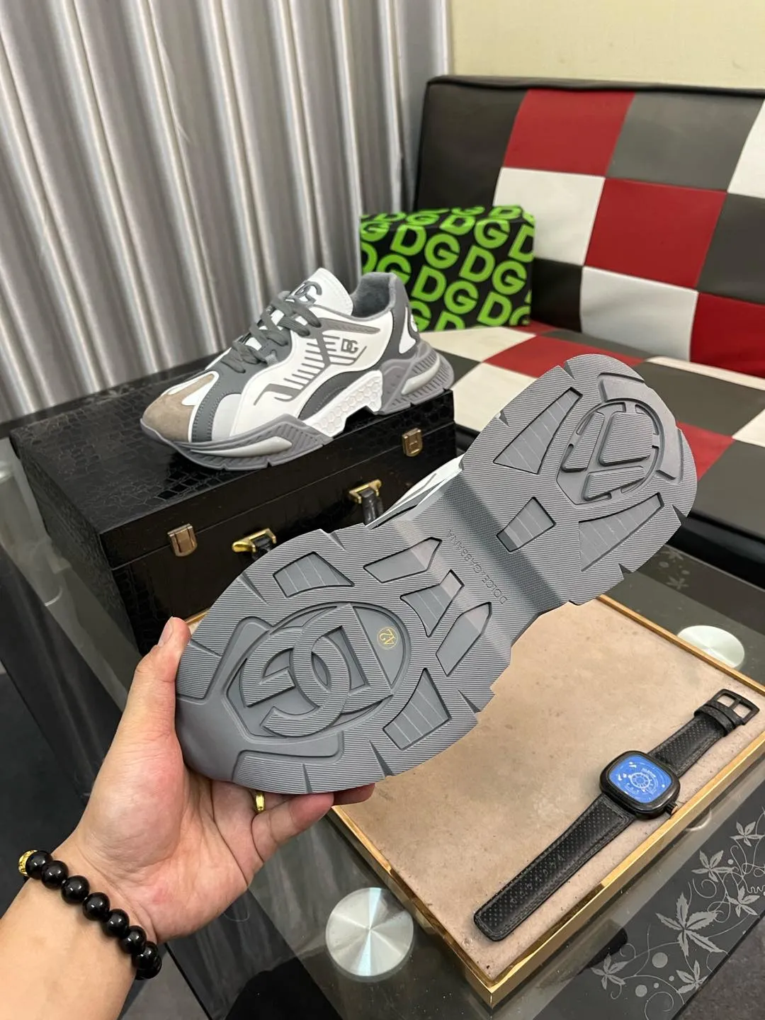 Men's men's shoes💰560⌚️⌚️DG "Dolce & Gabbana" low-top casual shoes Regular size: 35-46 Product material: Upper imported cowhide stitching fabric, breathable lining, original outsole